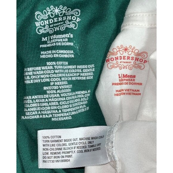 Wondershop Holiday Sleep Set 'Sleigh What?' Unisex Sleepwear Pajamas M/L - Picture 8 of 11